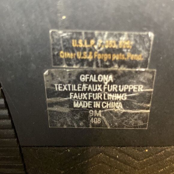 GUESS Womens Black Faux Fur Lined Boots Size 9 - Picture 10 of 10